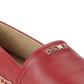 DKNY Women's Mer Leather Open Toe Casual Espadrille Sandals Red Size 8.5