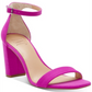 INC International Concepts Women's Lexini Microsuede Ankle Strap Dress Sandals Purple Size 9 Medium
