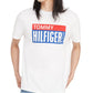 Tommy Hilfiger Men's Logo Crew Neck T-Shirt White Size Medium