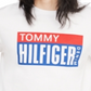 Tommy Hilfiger Men's Logo Crew Neck T-Shirt White Size Medium