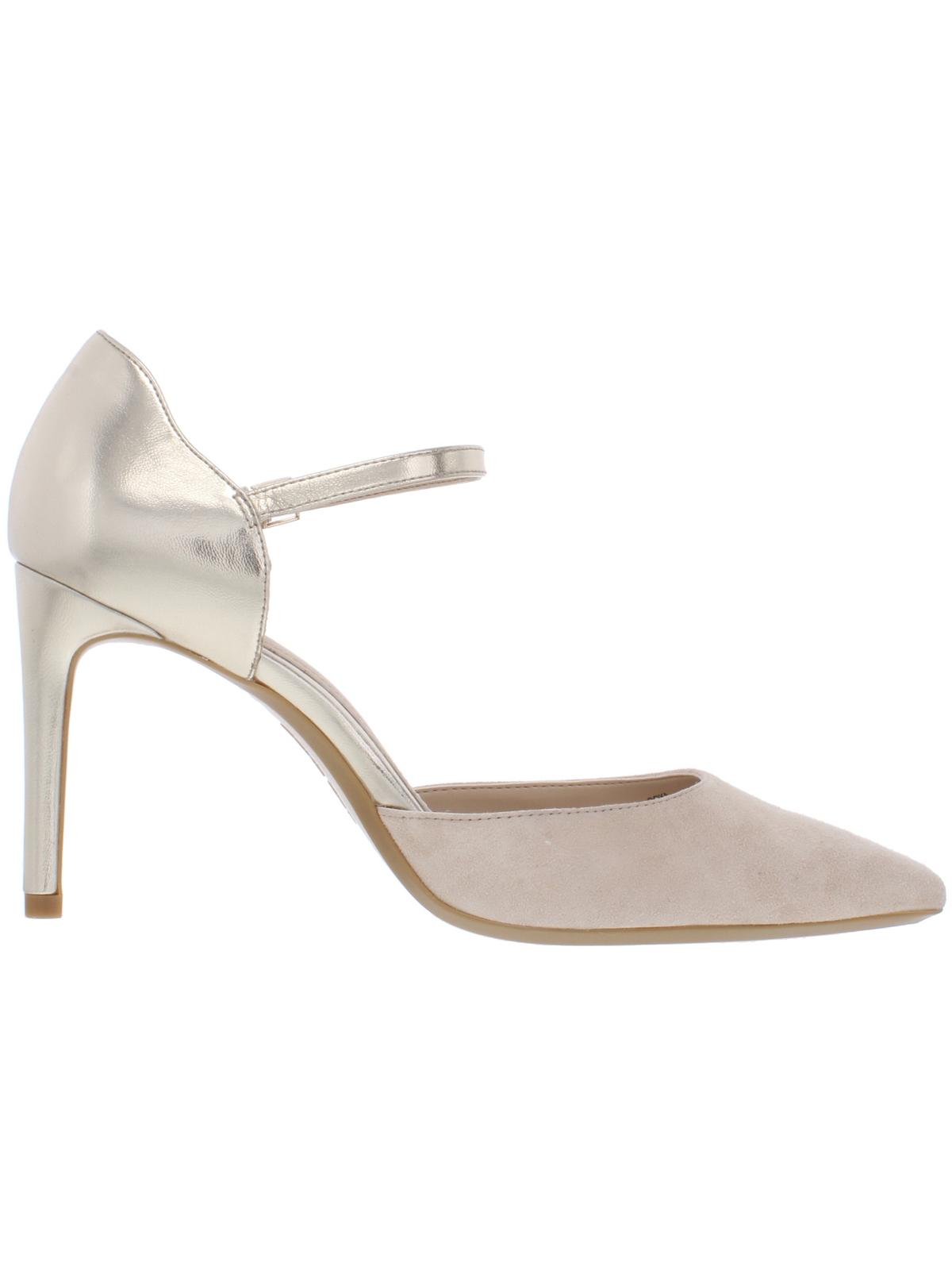 Calvin Klein Womens Roya Patent Leather Dress Heels Gold Size 10 M
