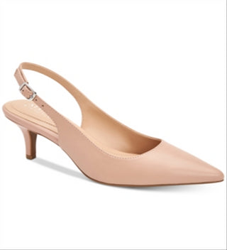 Alfani Women's Step 'N Flex Babbsy Pointed-Toe Slingback Pumps Women's Shoes Brown Size 5.5 M