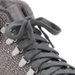 INC International Concepts Women's Pravale Lace up Lug Sole Hiker Bling Booties Gray Size 5.5 M