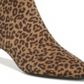 Circus by Sam Edelman Women's Animal Print Kirby Pointed Toe Kitten Heel Zip up Dress Booties Brown Size 8 M