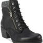 Women's White Mountain Stuart Lace up Boot Black Size 6 M