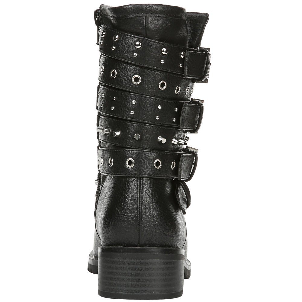 Fergalicious Women's Combat Boots Black Size 6