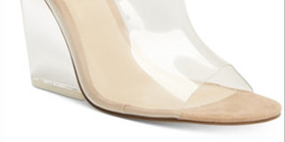 Steve Madden Womens Evolve Open Toe Slide Wedge Sandals Brown Size 8.5 M