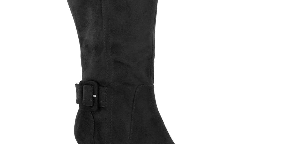 Bella Vita Troy Ii Wide Calf Tall Dress Boots Women's Shoes Black Size 6 W