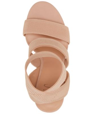 INC International Concepts Men's Roesia Ankle Strap Wood Platform Sandals Pink Size 10 M