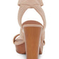 INC International Concepts Men's Roesia Ankle Strap Wood Platform Sandals Pink Size 10 M
