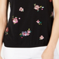 INC International Concepts Women's Embellished Bubble Hem Halter Top Black Size Petite L