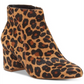 INC International Concepts Women's Floriann Calf Hair Animal Print Ankle Boots Brown Size 6 M