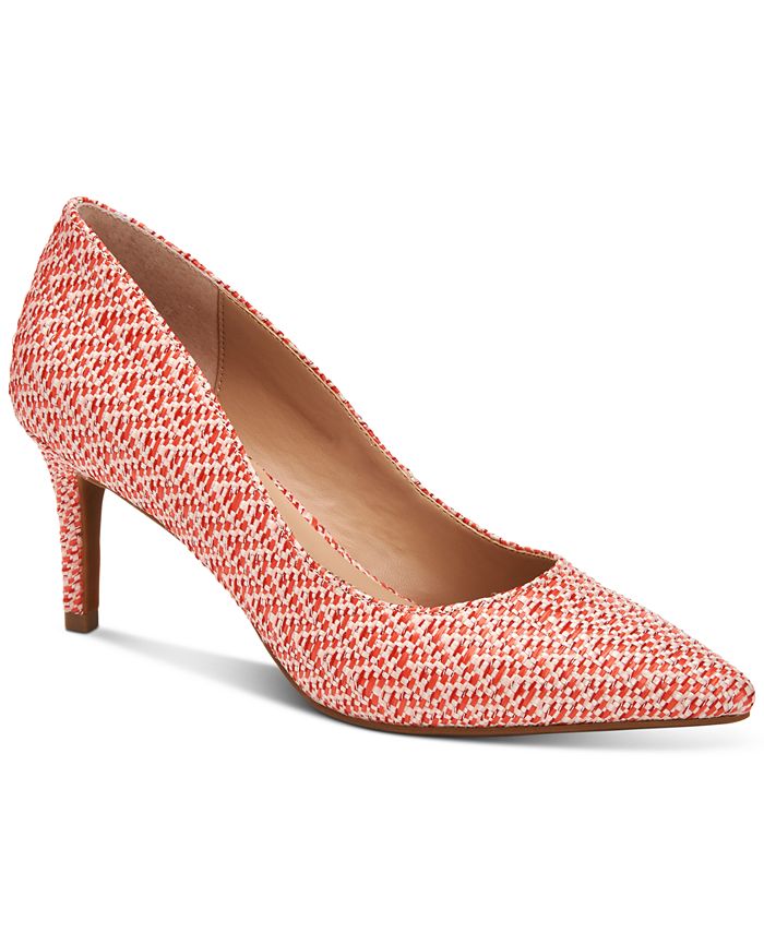 Alfani Women's Jeules Pointed Toe Slip on Pumps Red Size 10