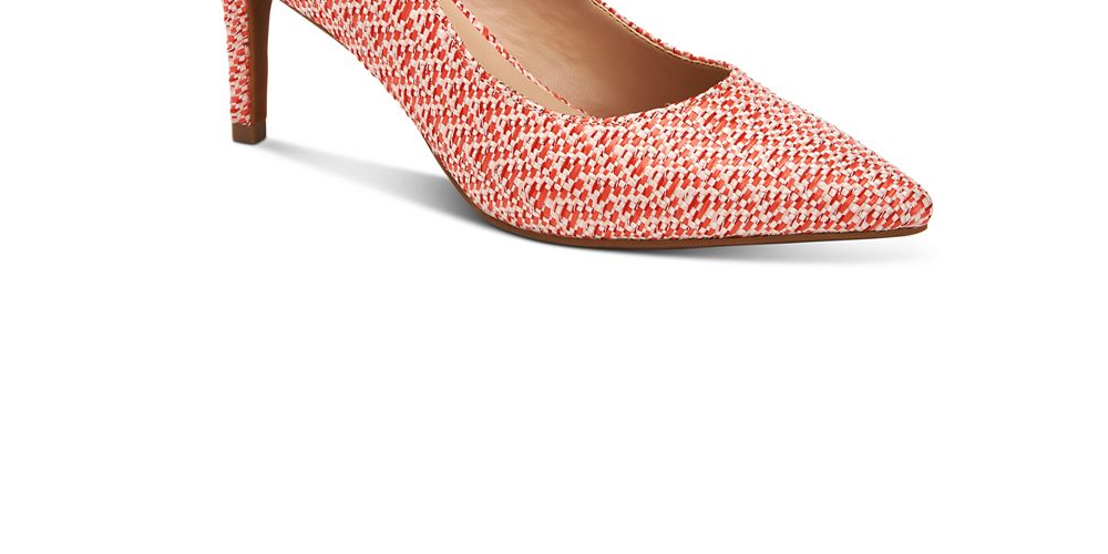Alfani Women's Jeules Pointed Toe Slip on Pumps Red Size 10