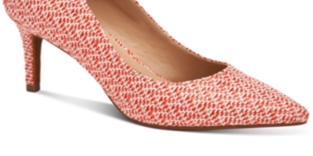 Alfani Women's Jeules Pointed Toe Slip on Pumps Red Size 10