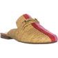 INC International Concepts Women's Gannie21 Closed Toe Mules Straw Nat Brown Size 6 M