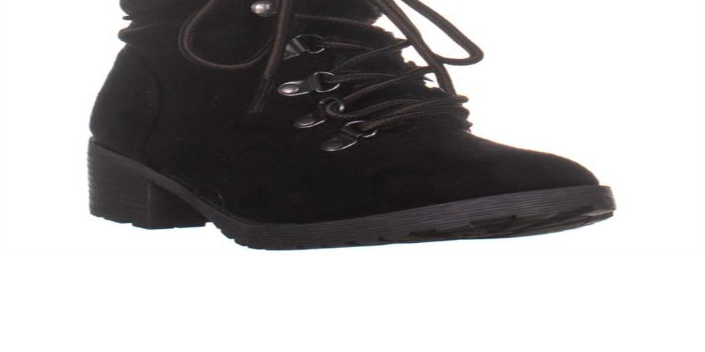 Rock & Candy Women's Saydie Fabric Closed Toe Ankle Fashion Boots Black Size 8 M