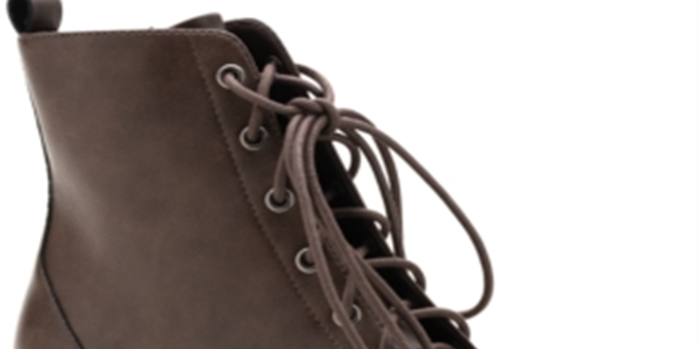 American Rag Women's Cushioned Zipper Accent Franie Round Toe Block Heel Lace up Booties Brown Size 9 M