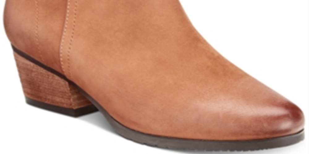 Aqua College Women's Isla Suede Waterproof Ankle Boots Brown Size 8.5 M