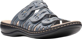 Clarks Womens Leisa Faye Slide Sandals Gray Size 9 M