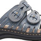 Clarks Womens Leisa Faye Slide Sandals Gray Size 9 M