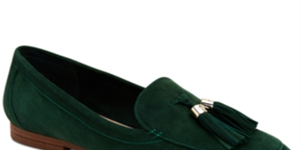 Charter Club Women's Margott Suede Closed Toe Loafers Green Size 6 M
