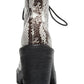 Madden Girl Women's Archiee Snake Print Dress Boots Brown Size 7 M