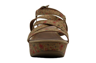 Style & Co Women's Ionna Leather Open Toe Casual Platform Sandals Brown Size 9 M