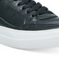 Madden Girl Women's Bilijo Varsity High Top Sneakers Black Size 5.5