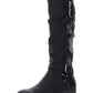 White Mountain Women's Remi Faux Leather Riding Boots Black Size 6 M