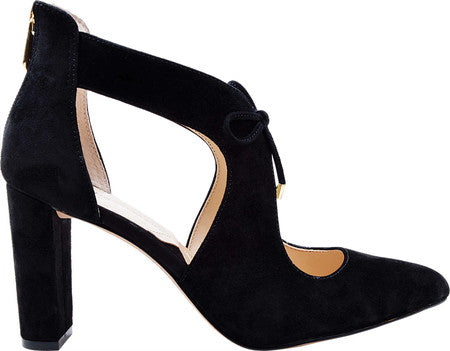 Adrienne Vittadini Women's Nigel Cut Out Pump Black Size 6.5 M