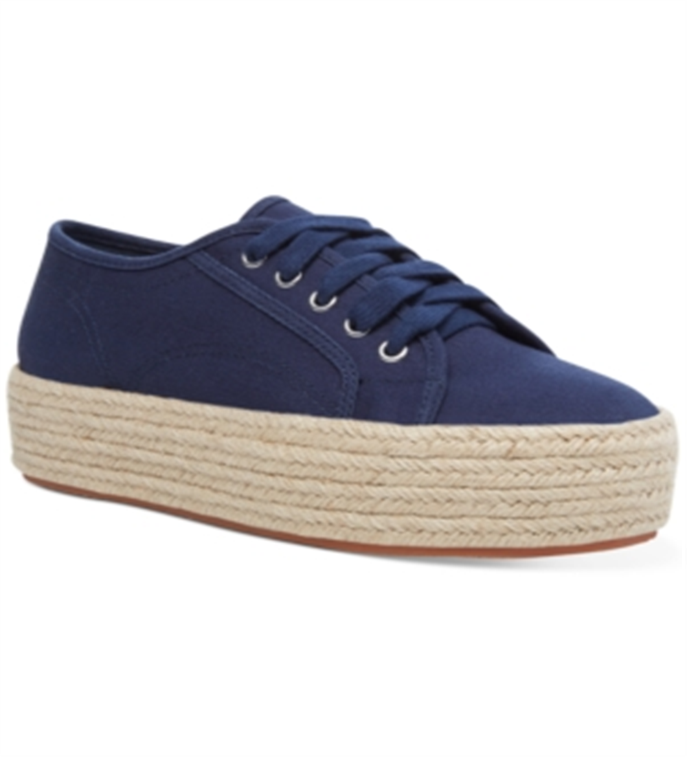 Wild Pair Women's Sofeya Espadrille Platform Sneakers NavySize 5M