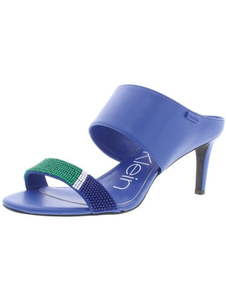 Calvin Klein Women's Cecily Dress Sandals Blue Size 6.5M
