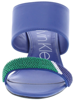 Calvin Klein Women's Cecily Dress Sandals Blue Size 6.5M