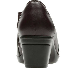 Clarks Women's Emslie Warren Ankle Bootie Brown Size 8.5 M