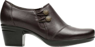 Clarks Women's Emslie Warren Ankle Bootie Brown Size 8.5 M