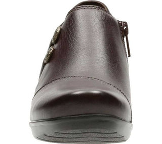 Clarks Women's Emslie Warren Ankle Bootie Brown Size 8.5 M