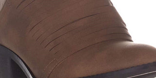 American Rag Women's Hallie Suede Pointed Toe Ankle Fashion Boots Tan Size 7.5M