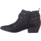 Material Girl Women's Almond Toe Ankle Motorcycle Boots Black Size 6 M