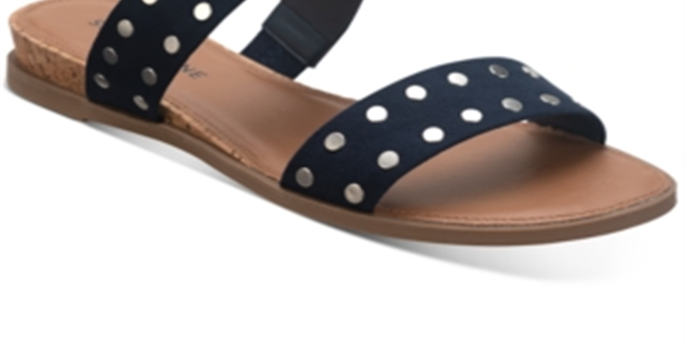 Sun + Stone Women's Easten Slide Shoes Navy Size 7.5W