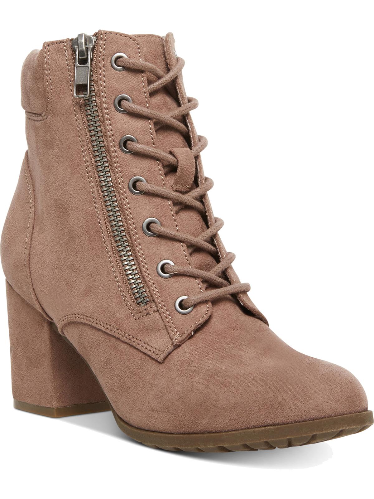 Madden Girl Women's Suede Almond Toe Ankle Fashion Boots Taupe-Size 9.5M
