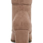 Madden Girl Women's Suede Almond Toe Ankle Fashion Boots Taupe-Size 9.5M