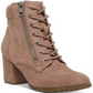 Madden Girl Women's Suede Almond Toe Ankle Fashion Boots Taupe-Size 9.5M