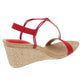 Style & Co Women's Mulan Wedge Sandals RedSize 7.5M