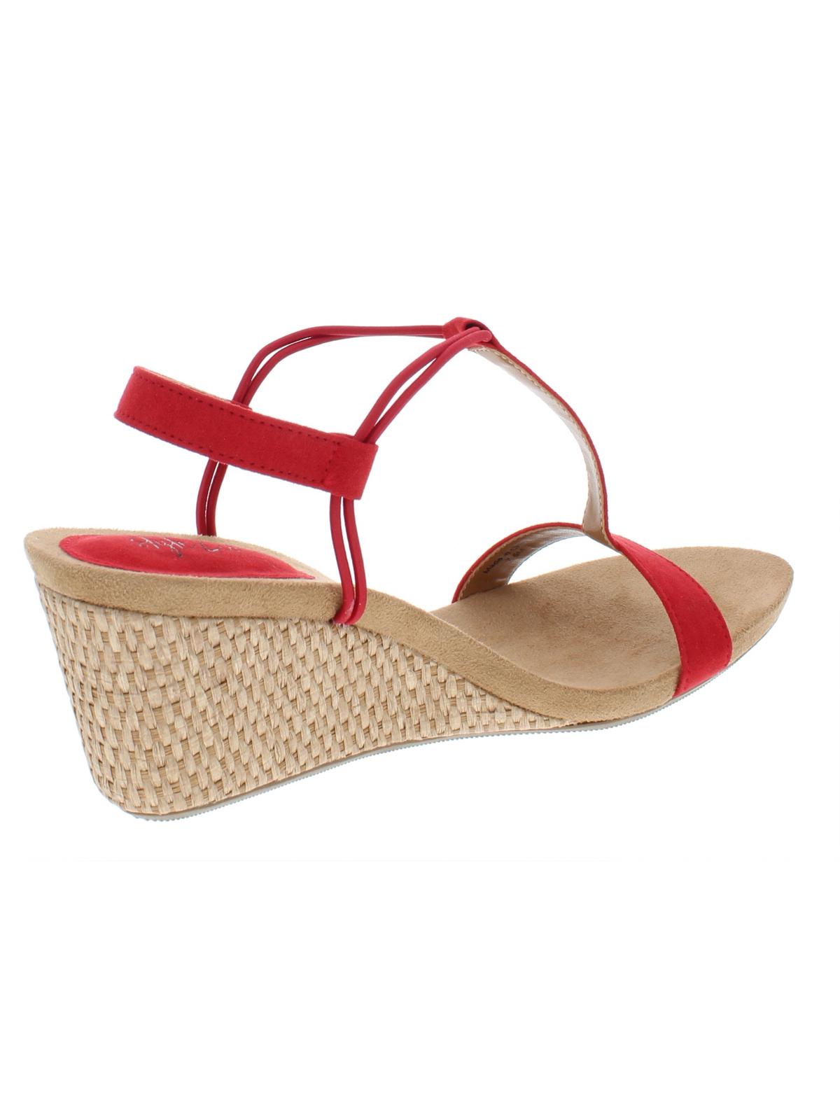 Style & Co Women's Mulan Wedge Sandals RedSize 7.5M