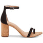 INC International Concepts Women's Wanada Open Toe Ankle Strap Classic Pumps Black Size 9 M