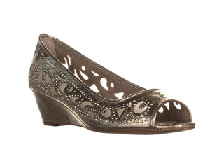 Charter Club Women's CASSIAA Fabric Open Toe Casual Slide Sandals Gray Size 6.5 M