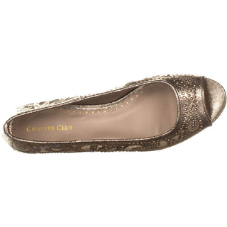 Charter Club Women's CASSIAA Fabric Open Toe Casual Slide Sandals Gray Size 6.5 M