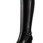 Bandolino Women's Bilya Zipper Knee High Riding Boots Black Size 7.5 M