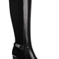 Bandolino Women's Bilya Zipper Knee High Riding Boots Black Size 7.5 M